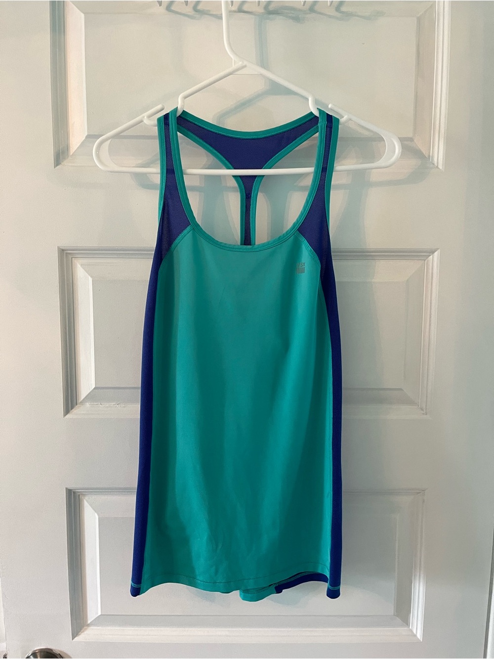 Victorias Secret VSX Sport Colour Block Blue Tank Top size Medium
